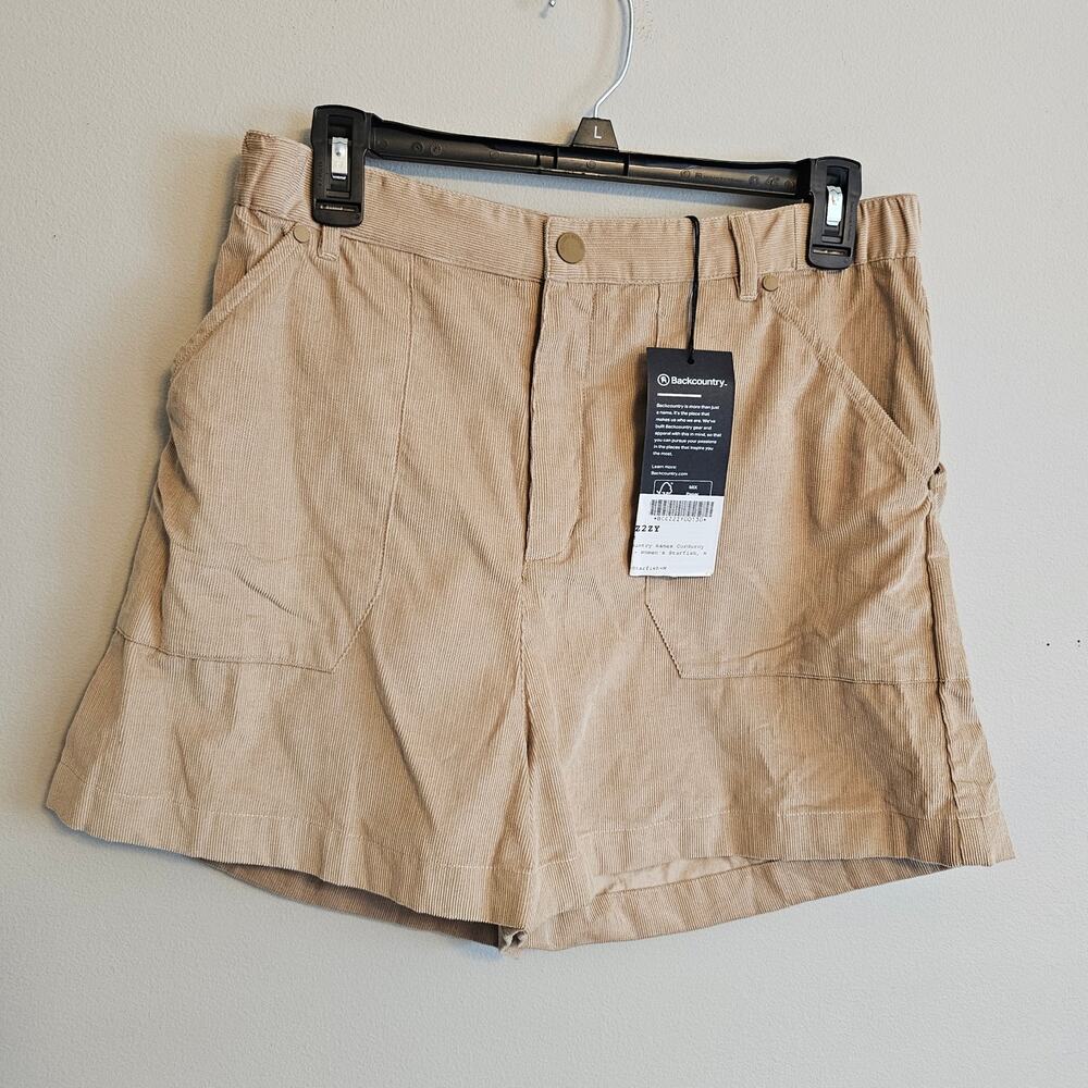 Backcountry Khaki Kamas Corduroy Shorts Medium NWT